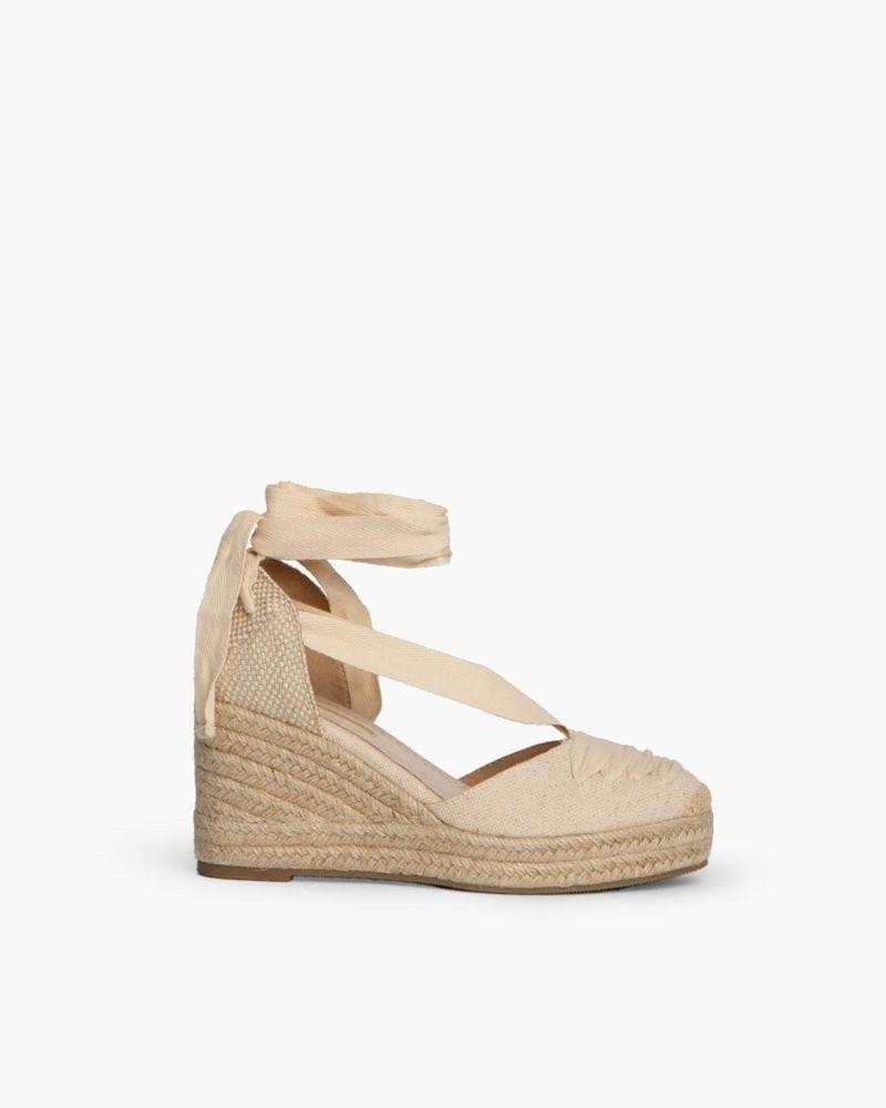 Sapatos Alpargatas Mulher Corina Bege M4305 VALENCIANA