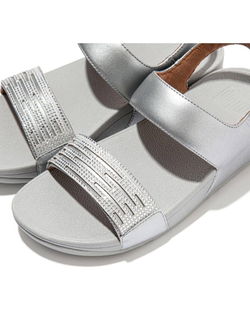 FITFLOP EU1011 Sandalias Mujer Plata