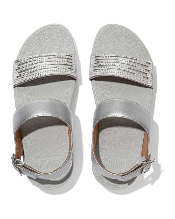 FITFLOP EU1011 Sandálias Mulher Prata