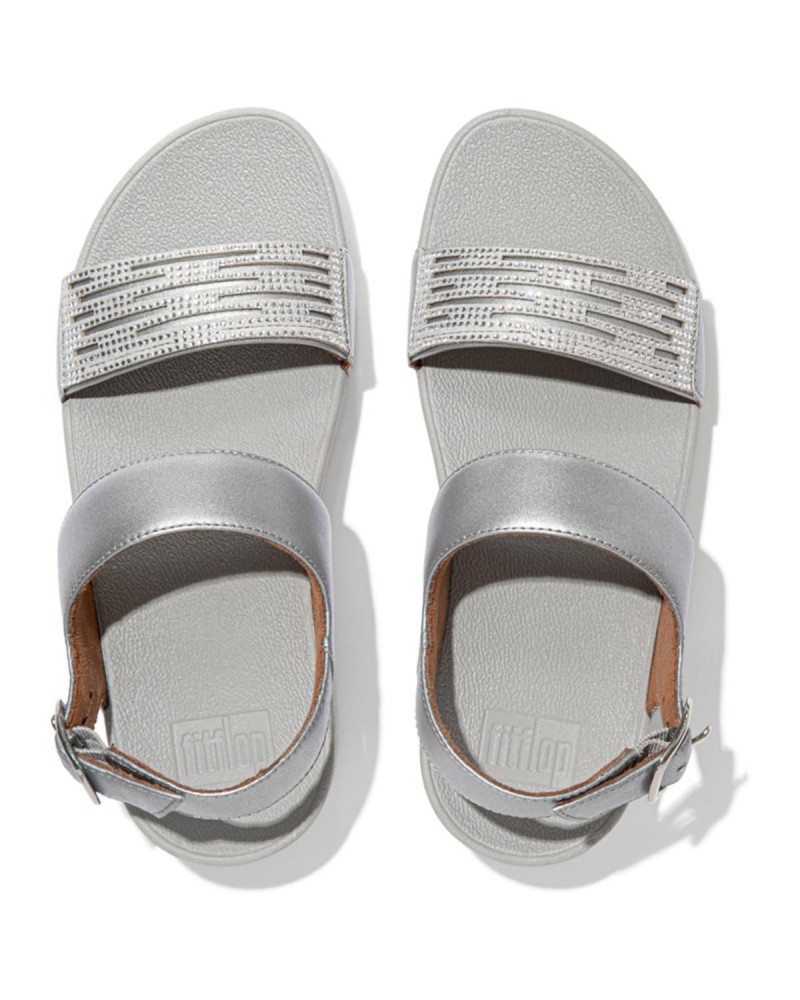 FITFLOP EU1011 Sandálias Mulher Prata