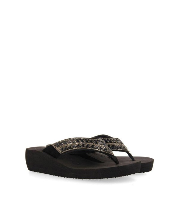  Sandalias Chancletas Mujer GIOSEPPO Negro 71994 DEVICES