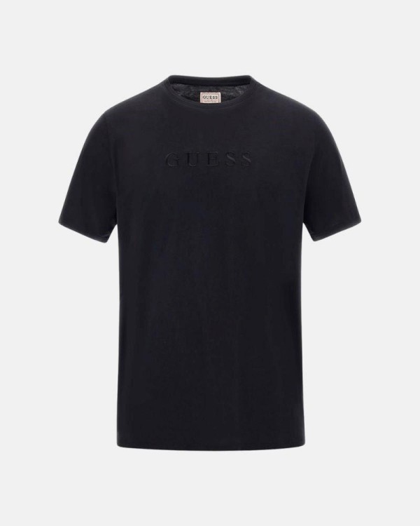 GUESS T-shirts Manga curta Homem Preto M2BP47 K7HD0