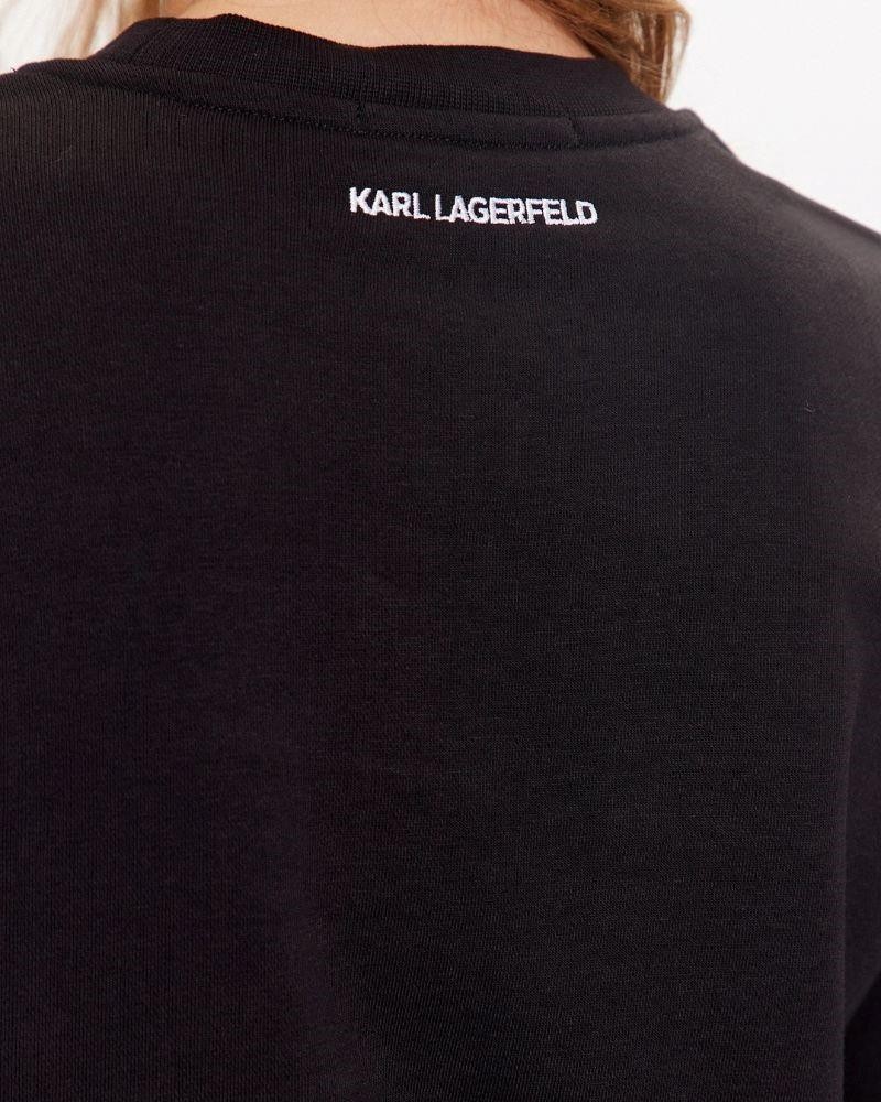  Sudaderas Sin capucha Mujer Karl Lagerfeld Negro 230W1803 IKONIK 2.0