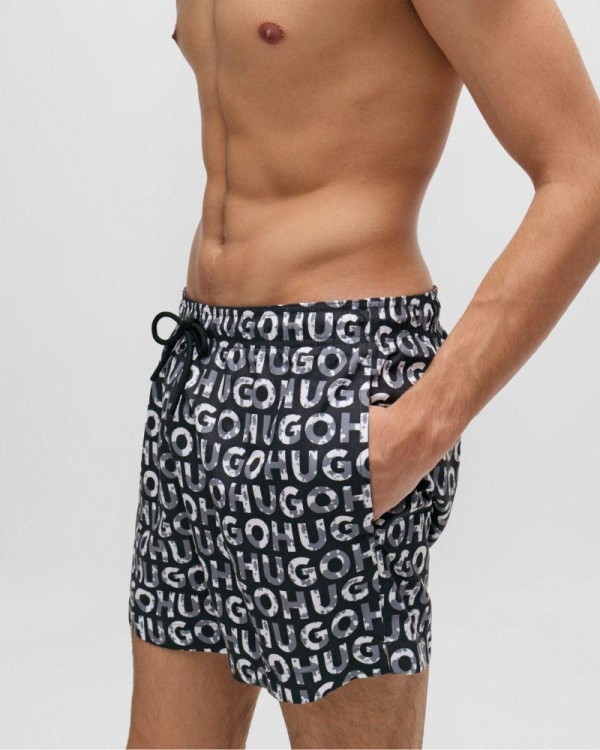 HUGO Ropa de baño Hombre Negro 50474322 TORTUGA