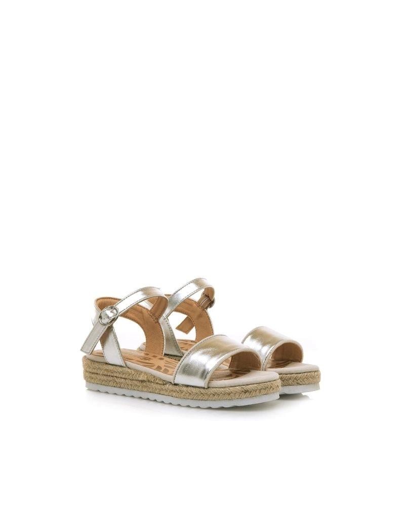  Sandalias Alpargatas Infantil MUSTANG Plata 48963