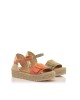 MUSTANG Sandalias Abiertas Alpargatas Mujer Naranja 59606