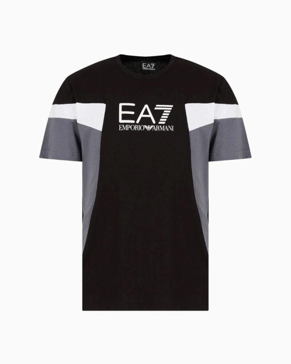 EA7 T-shirts Manga curta Homem Preto 3DPT10 PJ02Z