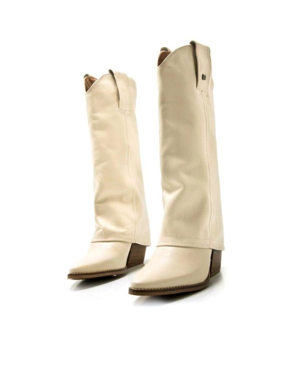 Botas Cowboy Mulher MUSTANG Bege 59636
