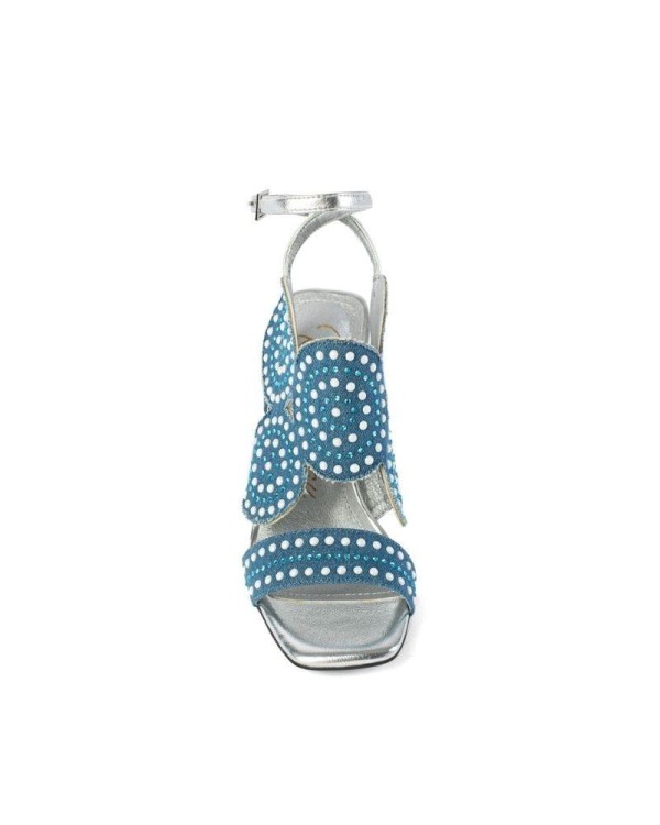RockAway Sandalias Fiesta Abiertas Mujer Azul 85715