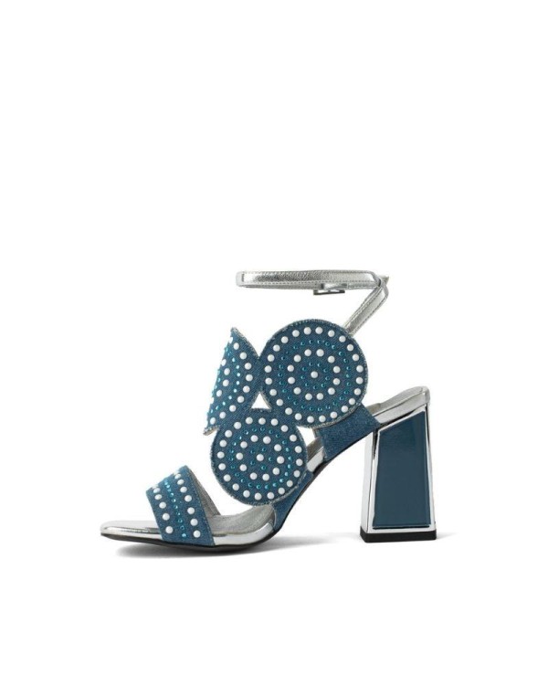 RockAway Sandalias Fiesta Abiertas Mujer Azul 85715
