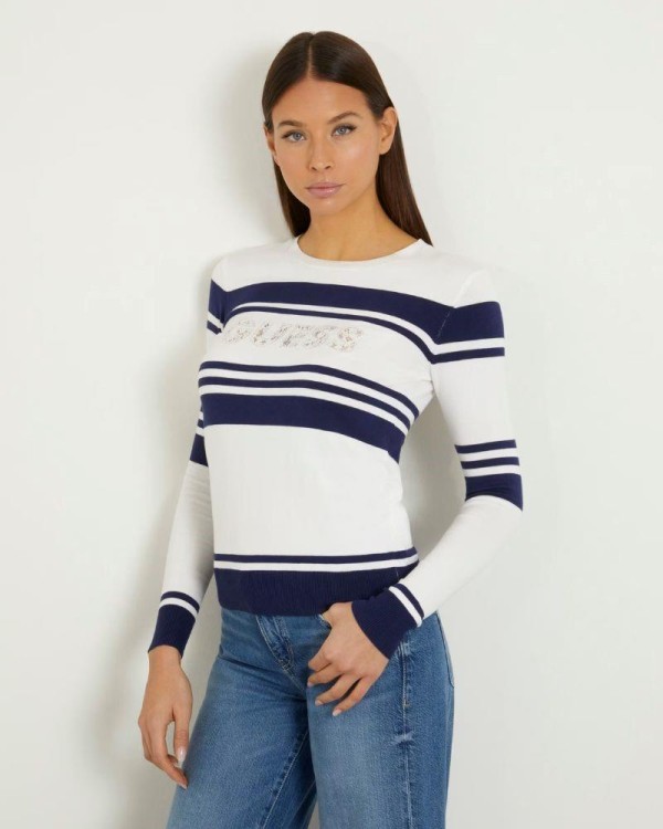 GUESS Jersey Manga larga Mujer Multicolor W4GR44 Z2NQ2