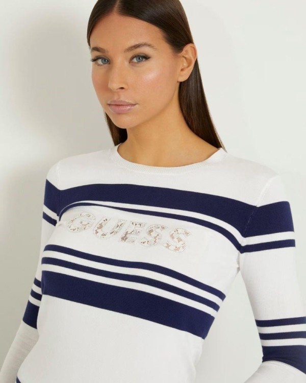 GUESS Jersey Manga larga Mujer Multicolor W4GR44 Z2NQ2