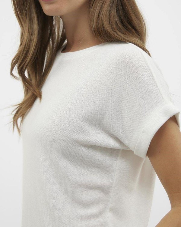  Camisetas Manga corta Mujer VERO MODA Blanco 10291353 BRIANNA