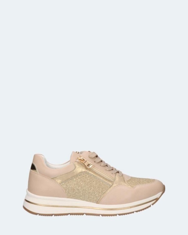 Sandalia Con Talón Mujer CHATTAWAK - Cuña, Plantilla De Cuero, Talla 39 EU, Color Beige